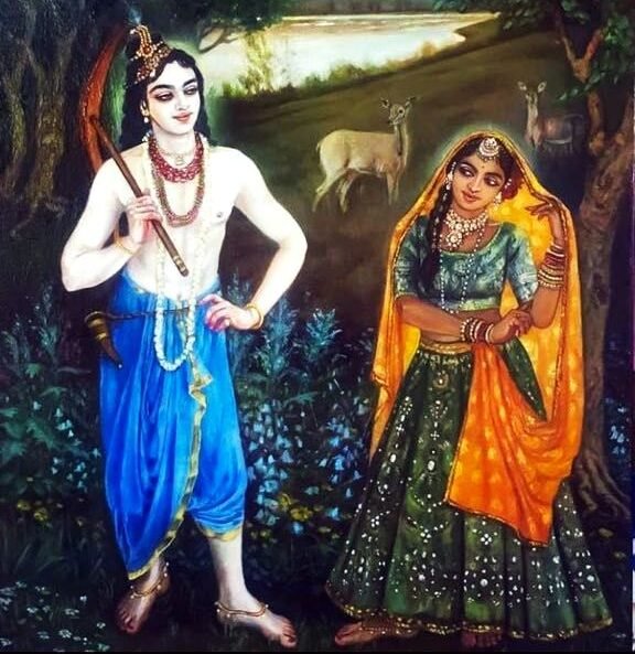 Balarama with His consort Revati