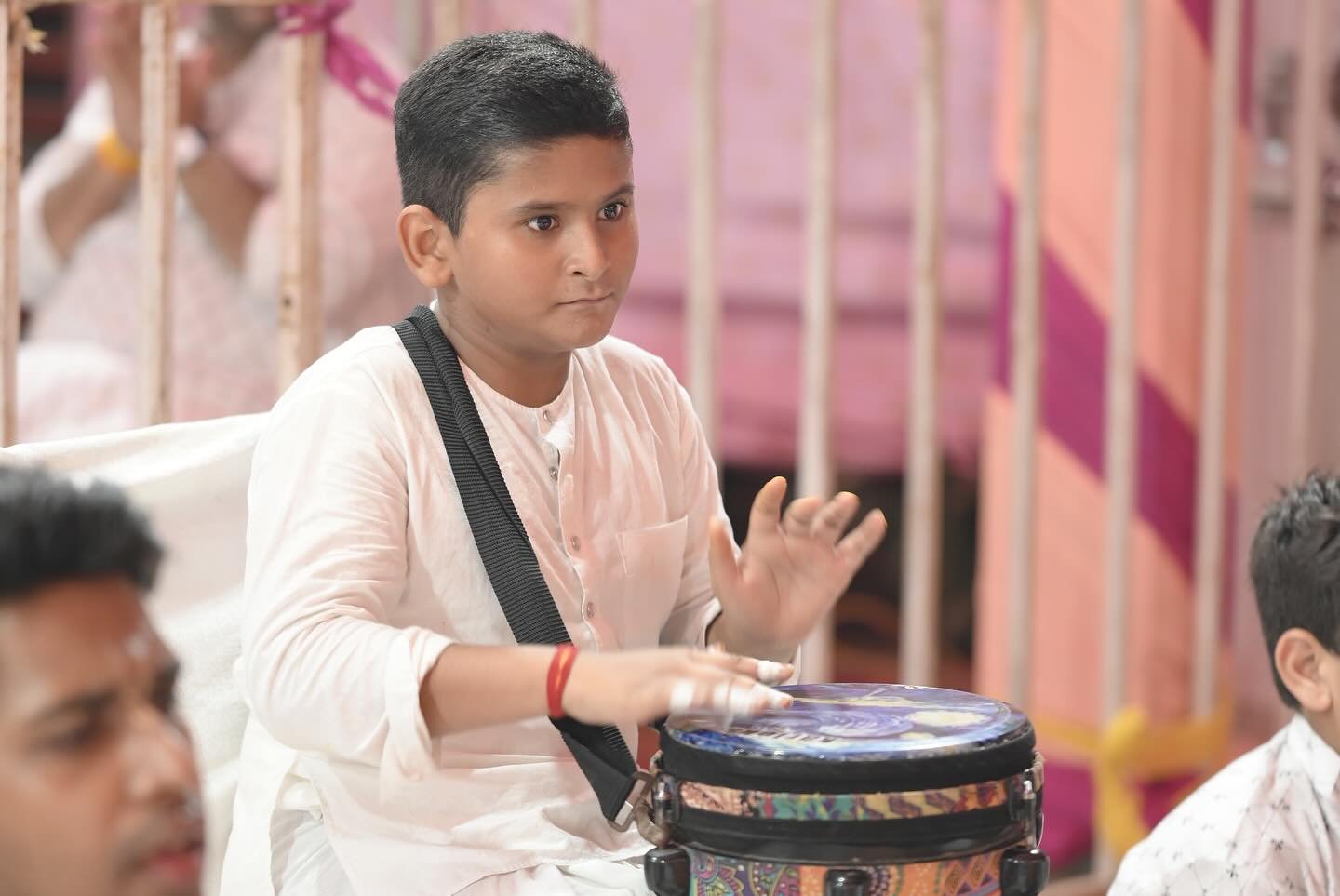 Devotional darshan of the deities at ISKCON Rewari