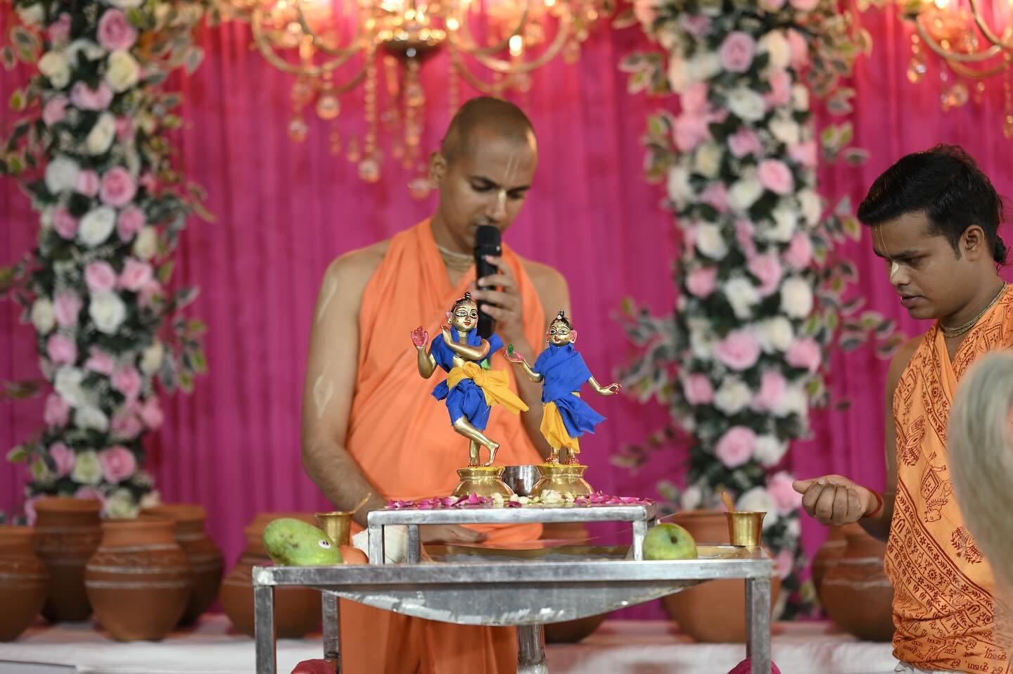 Devotees during Janmashtami celebration at ISKCON Centre Rewari