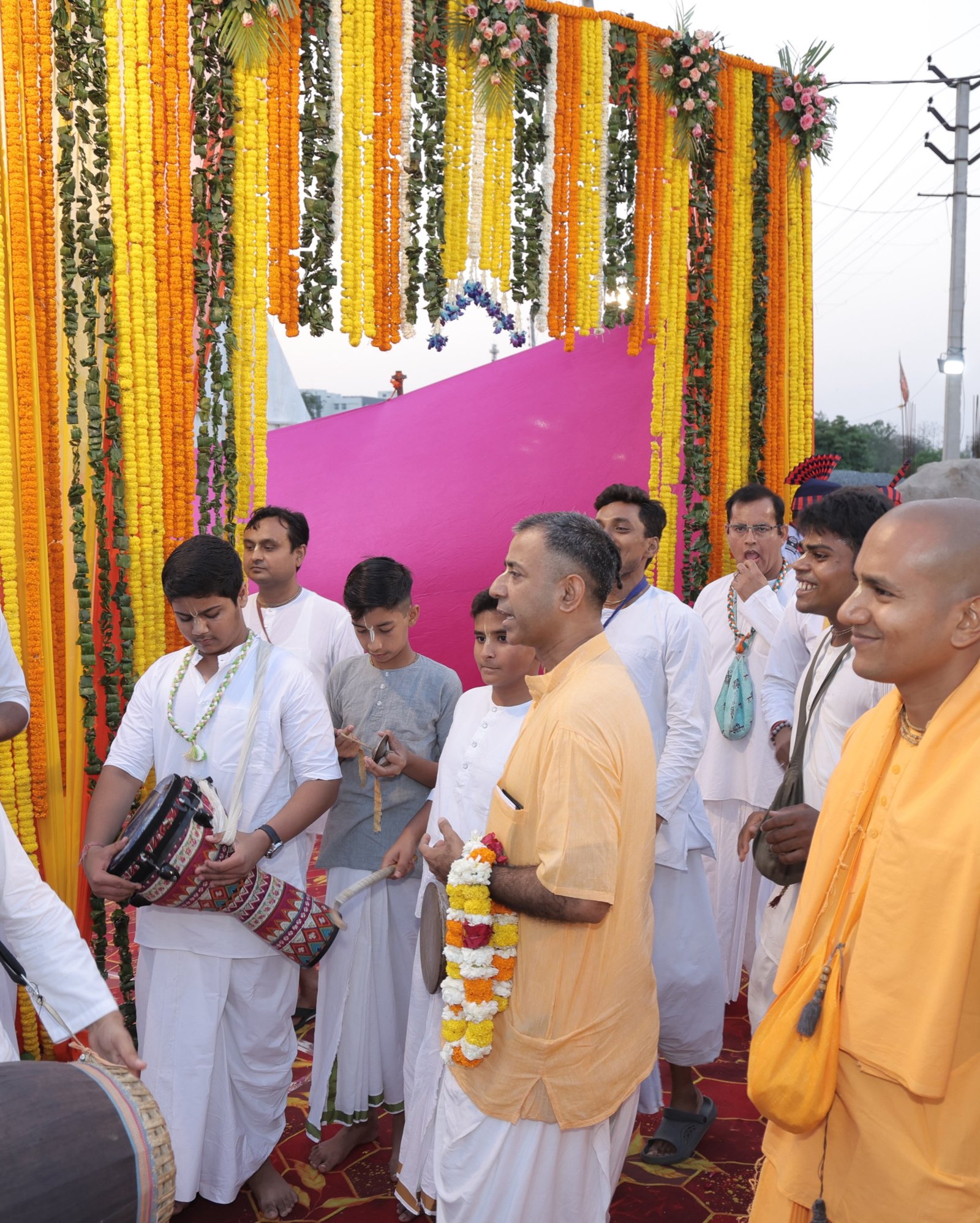 Shilanyasa Mahotsav ceremony at ISKCON Rewari